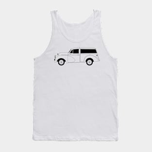 Opel Black Outline Tank Top